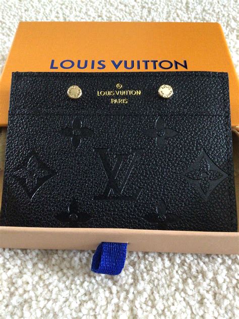 louis vuitton card holder daily|Louis Vuitton empreinte card holder.